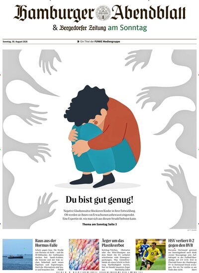 Titelbild der Ausgabe 35/2026 von Hamburger Abendblatt Sonntags. Diese Zeitschrift und viele weitere Zeitungsabos als Abo oder epaper bei United Kiosk online kaufen.