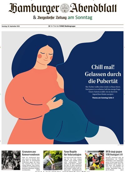 Titelbild der Ausgabe 38/2026 von Hamburger Abendblatt Sonntags. Diese Zeitschrift und viele weitere Zeitungsabos als Abo oder epaper bei United Kiosk online kaufen.
