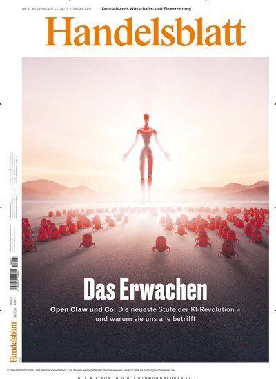 Titelbild der Ausgabe 31/2026 von Handelsblatt. Diese Zeitschrift und viele weitere Zeitungsabos als Abo oder epaper bei United Kiosk online kaufen.