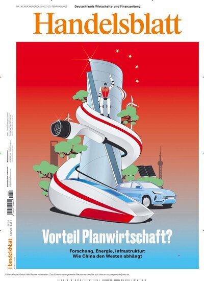 Titelbild der Ausgabe 36/2026 von Handelsblatt. Diese Zeitschrift und viele weitere Zeitungsabos als Abo oder epaper bei United Kiosk online kaufen.