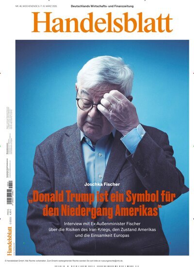 Titelbild der Ausgabe 46/2026 von Handelsblatt. Diese Zeitschrift und viele weitere Zeitungsabos als Abo oder epaper bei United Kiosk online kaufen.