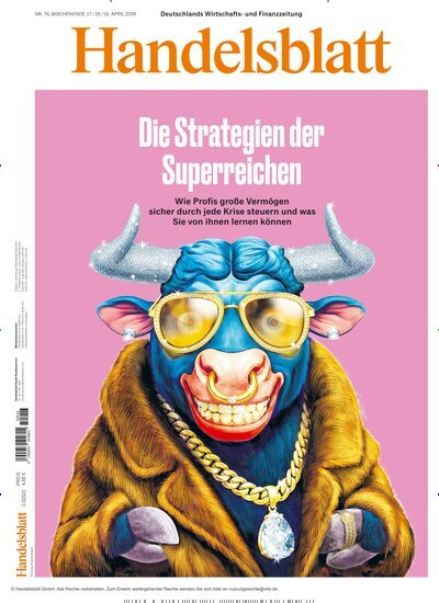 Titelbild der Ausgabe 74/2026 von Handelsblatt. Diese Zeitschrift und viele weitere Zeitungsabos als Abo oder epaper bei United Kiosk online kaufen.