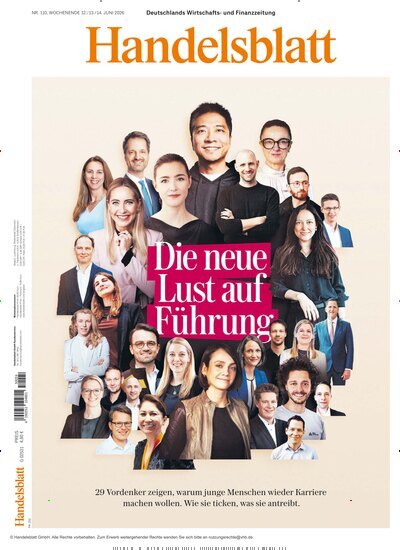 Titelbild der Ausgabe 111/2026 von Handelsblatt. Diese Zeitschrift und viele weitere Zeitungsabos als Abo oder epaper bei United Kiosk online kaufen.