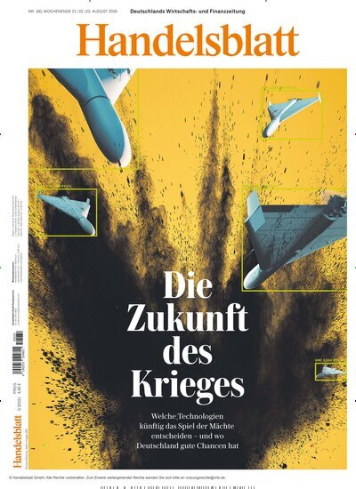 Titelbild der Ausgabe 161/2026 von Handelsblatt. Diese Zeitschrift und viele weitere Zeitungsabos als Abo oder epaper bei United Kiosk online kaufen.
