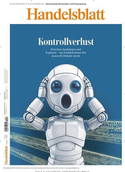Titelbild der Ausgabe 181/2026 von Handelsblatt. Diese Zeitschrift und viele weitere Zeitungsabos als Abo oder epaper bei United Kiosk online kaufen.