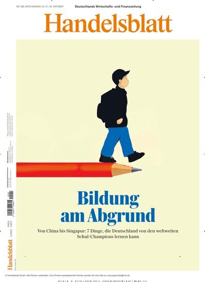 Titelbild der Ausgabe 201/2026 von Handelsblatt. Diese Zeitschrift und viele weitere Zeitungsabos als Abo oder epaper bei United Kiosk online kaufen.