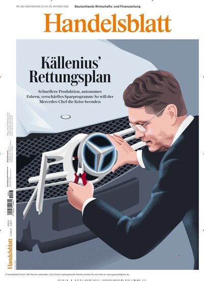 Titelbild der Ausgabe 206/2026 von Handelsblatt. Diese Zeitschrift und viele weitere Zeitungsabos als Abo oder epaper bei United Kiosk online kaufen.