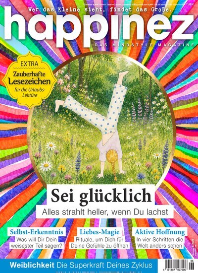 Titelbild der Ausgabe 6/2026 von Happinez. Diese Zeitschrift und viele weitere Frauenzeitschriften als Abo oder epaper bei United Kiosk online kaufen.