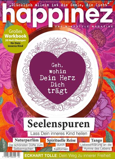Titelbild der Ausgabe 2/2023 von happinez Extra. Diese Zeitschrift und viele weitere Frauenzeitschriften als Abo oder epaper bei United Kiosk online kaufen.