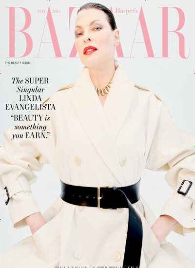 Titelbild der Ausgabe 5/2025 von Harpers Bazaar USA. Diese Zeitschrift und viele weitere Modemagazine und DIY-Magazine als Abo oder epaper bei United Kiosk online kaufen.