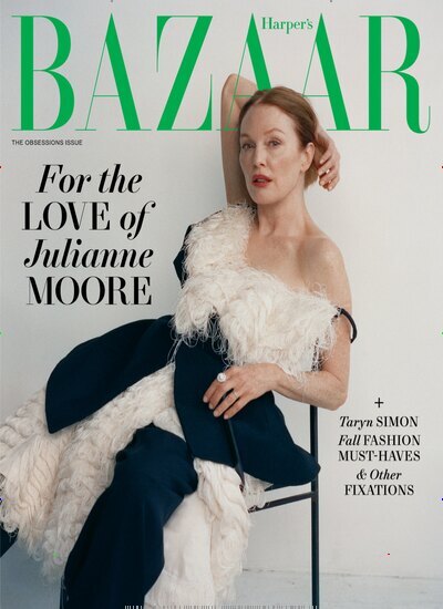 Titelbild der Ausgabe 10/2026 von Harpers Bazaar USA. Diese Zeitschrift und viele weitere Modemagazine und DIY-Magazine als Abo oder epaper bei United Kiosk online kaufen.