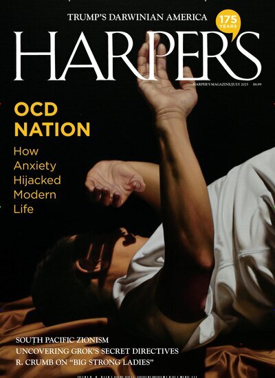 Titelbild der Ausgabe 7/2025 von Harpers Magazine. Diese Zeitschrift und viele weitere Wirtschaftsmagazine und Politikmagazine als Abo oder epaper bei United Kiosk online kaufen.