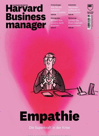 Titelbild der Ausgabe 8/2026 von Harvard Business manager. Diese Zeitschrift und viele weitere Wirtschaftsmagazine und Politikmagazine als Abo oder epaper bei United Kiosk online kaufen.
