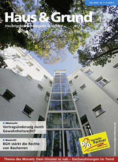 Titelbild der Ausgabe 11/2023 von Haus & Grund. Diese Zeitschrift und viele weitere Architekturzeitschriften und Bauzeitschriften als Abo oder epaper bei United Kiosk online kaufen.