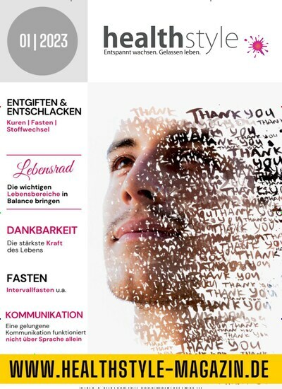 Titelbild der Ausgabe 1/2023 von healthstyle. Diese Zeitschrift und viele weitere Elternzeitschriften und Tierzeitschriften als Abo oder epaper bei United Kiosk online kaufen.