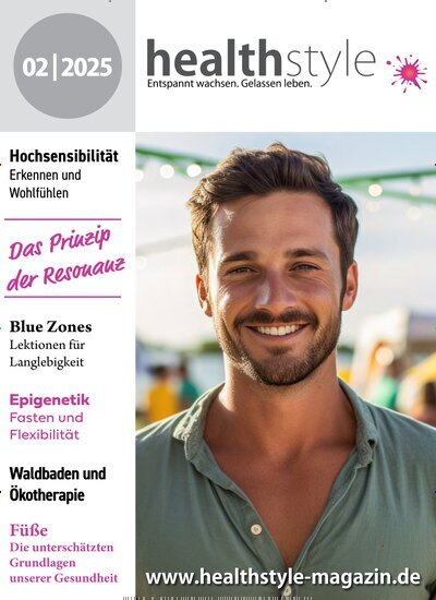 Titelbild der Ausgabe 2/2025 von healthstyle. Diese Zeitschrift und viele weitere Elternzeitschriften und Tierzeitschriften als Abo oder epaper bei United Kiosk online kaufen.
