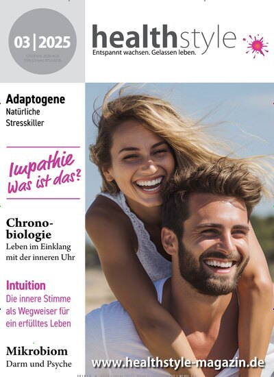 Titelbild der Ausgabe 3/2025 von healthstyle. Diese Zeitschrift und viele weitere Elternzeitschriften und Tierzeitschriften als Abo oder epaper bei United Kiosk online kaufen.