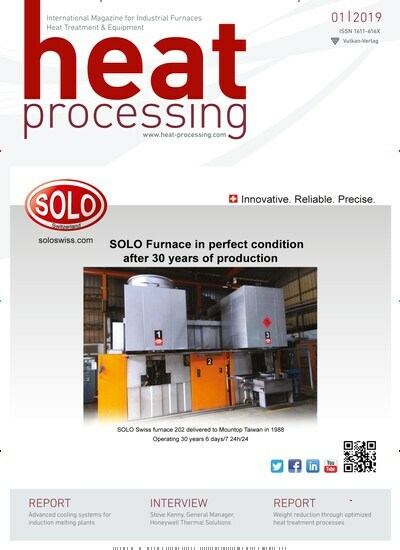 Titelbild der Ausgabe 1/2019 von heat processing. Diese Zeitschrift und viele weitere Industriemagazine und Handwerkmagazine als Abo oder epaper bei United Kiosk online kaufen.