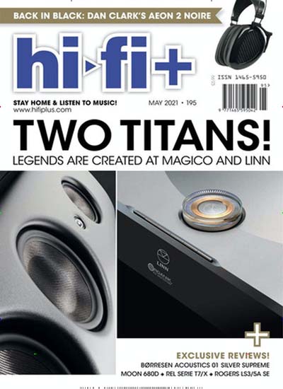 Titelbild der Ausgabe 195/2021 von Hifi Plus. Diese Zeitschrift und viele weitere Audiomagazine, Filmmagazine und Fotozeitschriften als Abo oder epaper bei United Kiosk online kaufen.