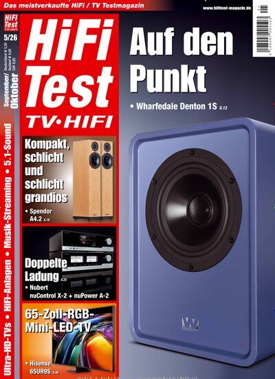 Titelbild der Ausgabe 5/2026 von Hifi Test TV Video. Diese Zeitschrift und viele weitere Audiomagazine, Filmmagazine und Fotozeitschriften als Abo oder epaper bei United Kiosk online kaufen.
