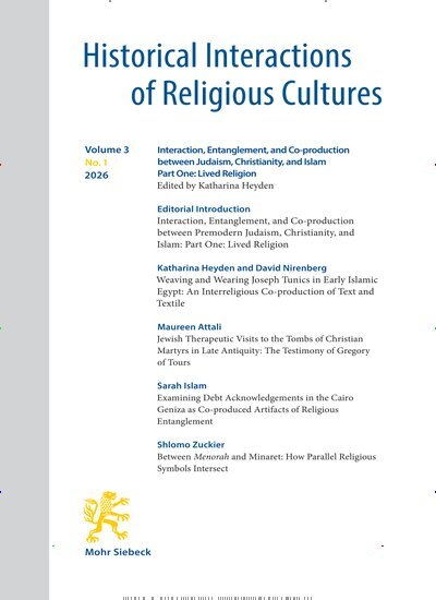 Titelbild der Ausgabe 1/2026 von Historical Interactions of Religious Cultures (HIReC). Diese Zeitschrift und viele weitere Kunstmagazine und Kulturmagazine als Abo oder epaper bei United Kiosk online kaufen.