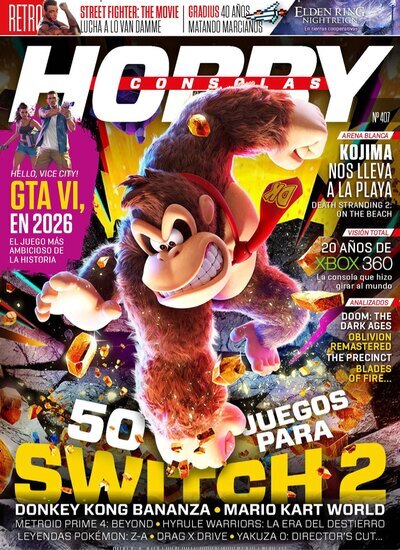 Titelbild der Ausgabe 5/2025 von Hobby Consolas. Diese Zeitschrift und viele weitere Computerzeitschriften, Tabletmagazine und Smartphonemagazine als Abo oder epaper bei United Kiosk online kaufen.