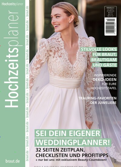 Titelbild der Ausgabe 3/2025 von Hochzeitsplaner. Diese Zeitschrift und viele weitere Modemagazine und DIY-Magazine als Abo oder epaper bei United Kiosk online kaufen.