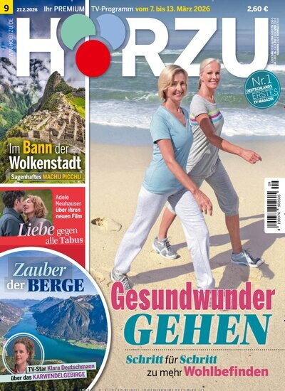 Titelbild der Ausgabe 9/2026 von HÖRZU. Diese Zeitschrift und viele weitere Programmzeitschriften als Abo oder epaper bei United Kiosk online kaufen.