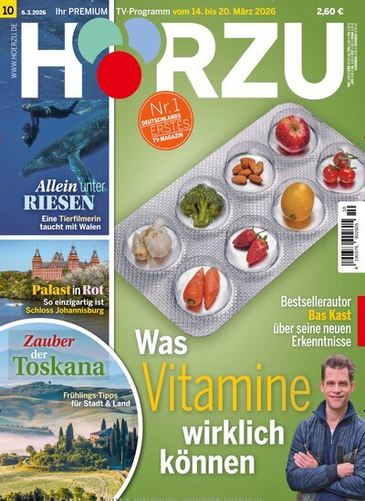 Titelbild der Ausgabe 10/2026 von HÖRZU. Diese Zeitschrift und viele weitere Programmzeitschriften als Abo oder epaper bei United Kiosk online kaufen.