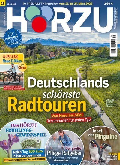 Titelbild der Ausgabe 11/2026 von HÖRZU. Diese Zeitschrift und viele weitere Programmzeitschriften als Abo oder epaper bei United Kiosk online kaufen.