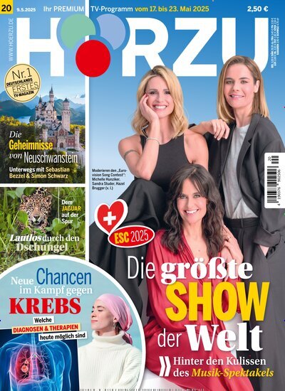 Titelbild der Ausgabe 20/2025 von HÖRZU. Diese Zeitschrift und viele weitere Programmzeitschriften als Abo oder epaper bei United Kiosk online kaufen.