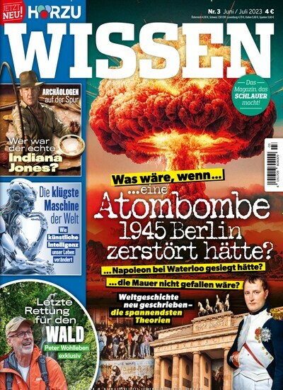 Titelbild der Ausgabe 3/2023 von HÖRZU Wissen. Diese Zeitschrift und viele weitere Reisemagazine, Freizeitmagazine und Wissensmagazine als Abo oder epaper bei United Kiosk online kaufen.