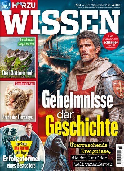 Titelbild der Ausgabe 4/2025 von HÖRZU Wissen. Diese Zeitschrift und viele weitere Reisemagazine, Freizeitmagazine und Wissensmagazine als Abo oder epaper bei United Kiosk online kaufen.