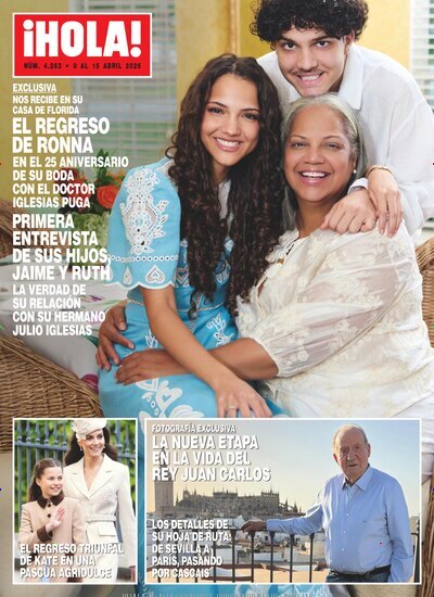Titelbild der Ausgabe 14/2026 von Hola. Diese Zeitschrift und viele weitere Lifestylemagazine und Peoplemagazine als Abo oder epaper bei United Kiosk online kaufen.