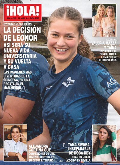 Titelbild der Ausgabe 17/2026 von Hola. Diese Zeitschrift und viele weitere Lifestylemagazine und Peoplemagazine als Abo oder epaper bei United Kiosk online kaufen.