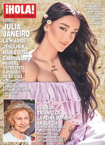 Titelbild der Ausgabe 18/2026 von Hola. Diese Zeitschrift und viele weitere Lifestylemagazine und Peoplemagazine als Abo oder epaper bei United Kiosk online kaufen.