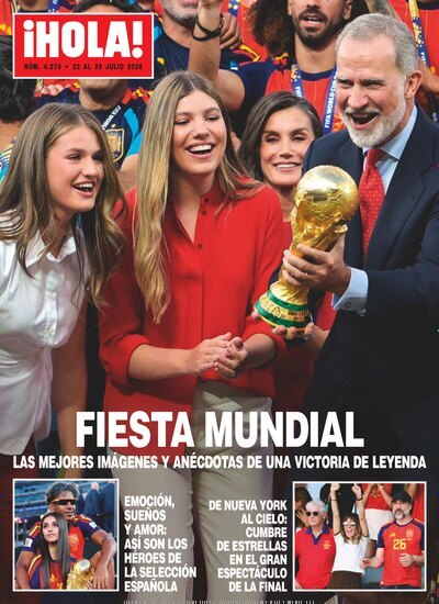 Titelbild der Ausgabe 29/2026 von Hola. Diese Zeitschrift und viele weitere Lifestylemagazine und Peoplemagazine als Abo oder epaper bei United Kiosk online kaufen.