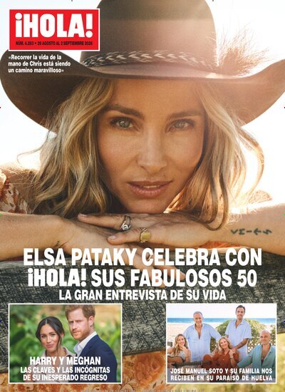 Titelbild der Ausgabe 34/2026 von Hola. Diese Zeitschrift und viele weitere Lifestylemagazine und Peoplemagazine als Abo oder epaper bei United Kiosk online kaufen.