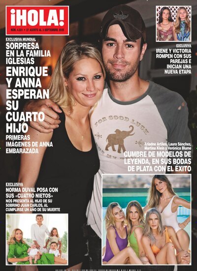 Titelbild der Ausgabe 35/2025 von Hola. Diese Zeitschrift und viele weitere Lifestylemagazine und Peoplemagazine als Abo oder epaper bei United Kiosk online kaufen.