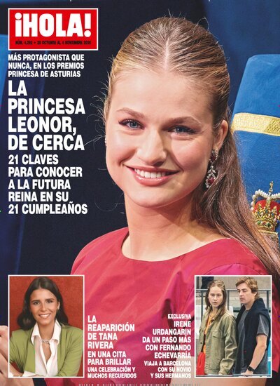 Titelbild der Ausgabe 43/2026 von Hola. Diese Zeitschrift und viele weitere Lifestylemagazine und Peoplemagazine als Abo oder epaper bei United Kiosk online kaufen.