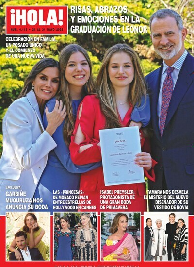Titelbild der Ausgabe 114/2023 von Hola. Diese Zeitschrift und viele weitere Lifestylemagazine und Peoplemagazine als Abo oder epaper bei United Kiosk online kaufen.