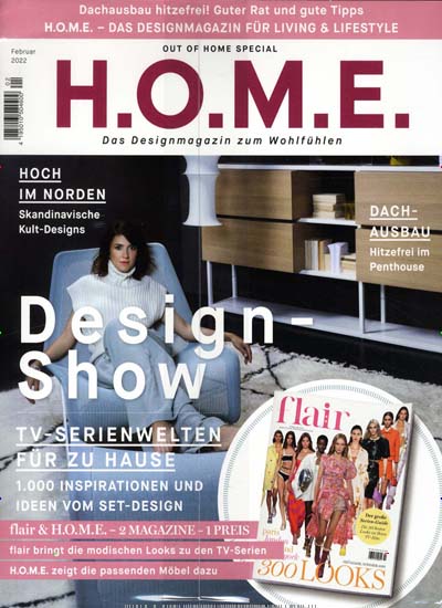 Titelbild der Ausgabe 2/2022 von H.O.M.E. Diese Zeitschrift und viele weitere Gartenzeitschriften und Wohnzeitschriften als Abo oder epaper bei United Kiosk online kaufen.