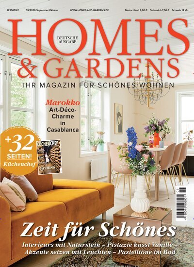 Titelbild der Ausgabe 5/2026 von Homes & Gardens. Diese Zeitschrift und viele weitere Gartenzeitschriften und Wohnzeitschriften als Abo oder epaper bei United Kiosk online kaufen.