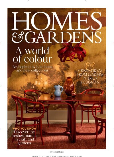 Titelbild der Ausgabe 10/2025 von Homes & Gardens UK. Diese Zeitschrift und viele weitere Gartenzeitschriften und Wohnzeitschriften als Abo oder epaper bei United Kiosk online kaufen.