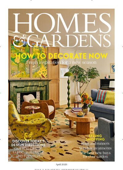 Titelbild der Ausgabe 320/2026 von Homes & Gardens UK. Diese Zeitschrift und viele weitere Gartenzeitschriften und Wohnzeitschriften als Abo oder epaper bei United Kiosk online kaufen.