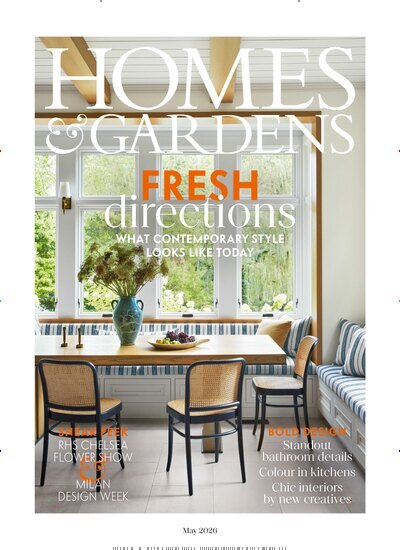 Titelbild der Ausgabe 321/2026 von Homes & Gardens UK. Diese Zeitschrift und viele weitere Gartenzeitschriften und Wohnzeitschriften als Abo oder epaper bei United Kiosk online kaufen.