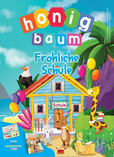 Titelbild der Ausgabe 9/2023 von Honigbaum. Diese Zeitschrift und viele weitere Jugendzeitschriften und Kinderzeitschriften als Abo oder epaper bei United Kiosk online kaufen.