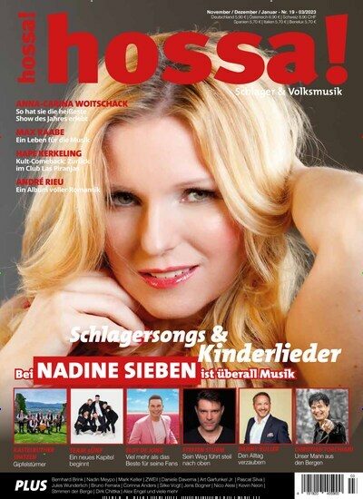 Titelbild der Ausgabe 19/2023 von Hossa!. Diese Zeitschrift und viele weitere Reisemagazine, Freizeitmagazine und Wissensmagazine als Abo oder epaper bei United Kiosk online kaufen.