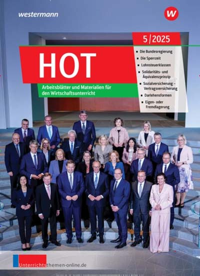 Titelbild der Ausgabe 5/2025 von HOT. Diese Zeitschrift und viele weitere Zeitschriften für Pädagogik als Abo oder epaper bei United Kiosk online kaufen.