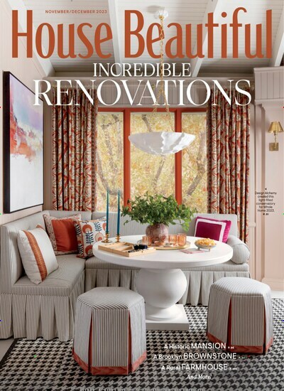 Titelbild der Ausgabe 11/2023 von House Beautiful. Diese Zeitschrift und viele weitere Gartenzeitschriften und Wohnzeitschriften als Abo oder epaper bei United Kiosk online kaufen.